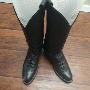 Justin Western Black Boots